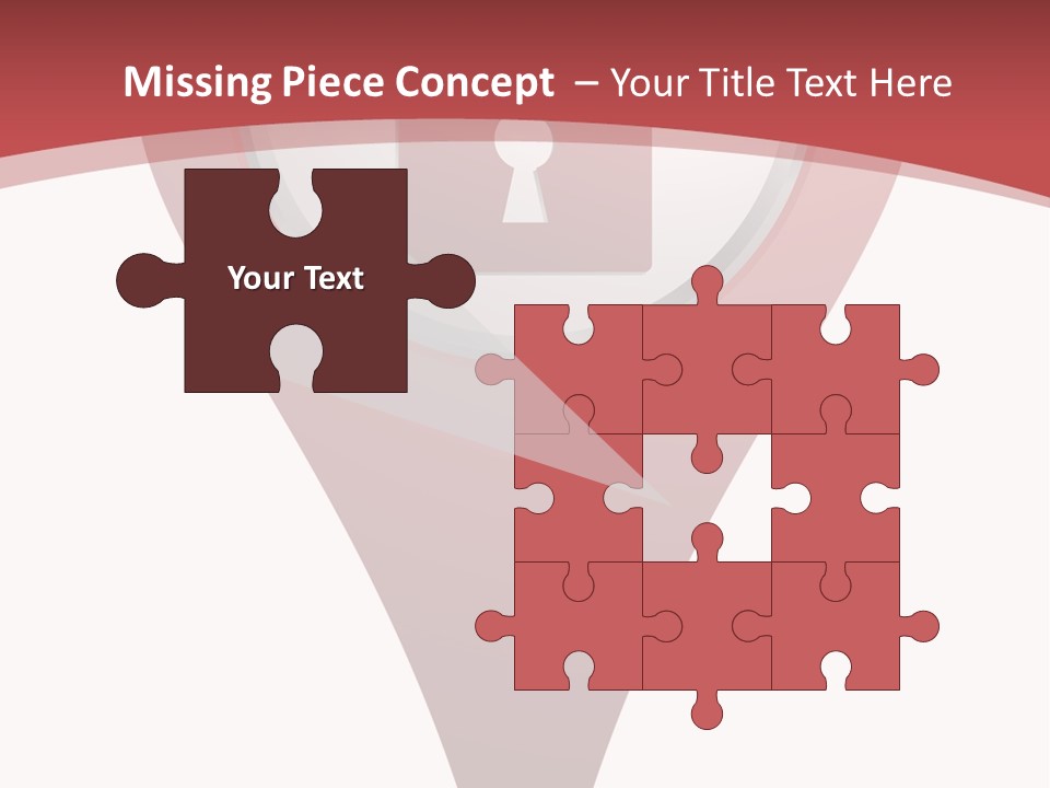 Guard Padlock Vector PowerPoint Template