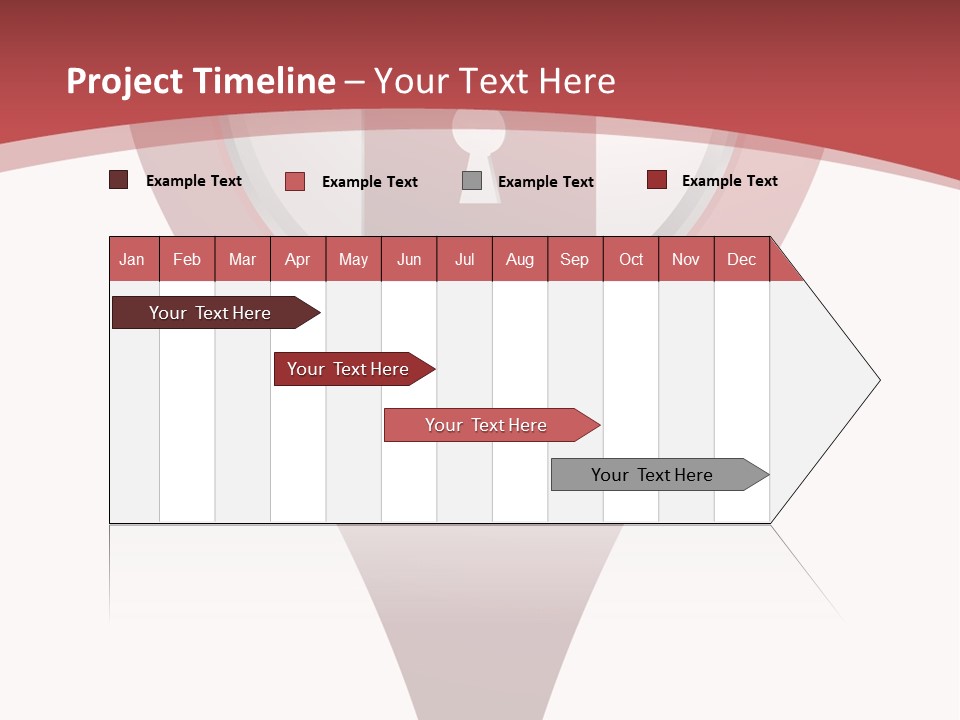 Guard Padlock Vector PowerPoint Template