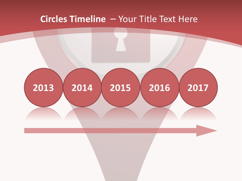 Guard Padlock Vector PowerPoint Template