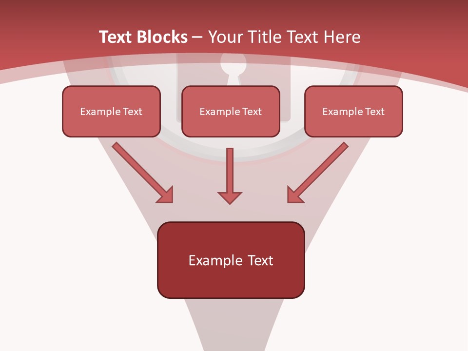 Guard Padlock Vector PowerPoint Template