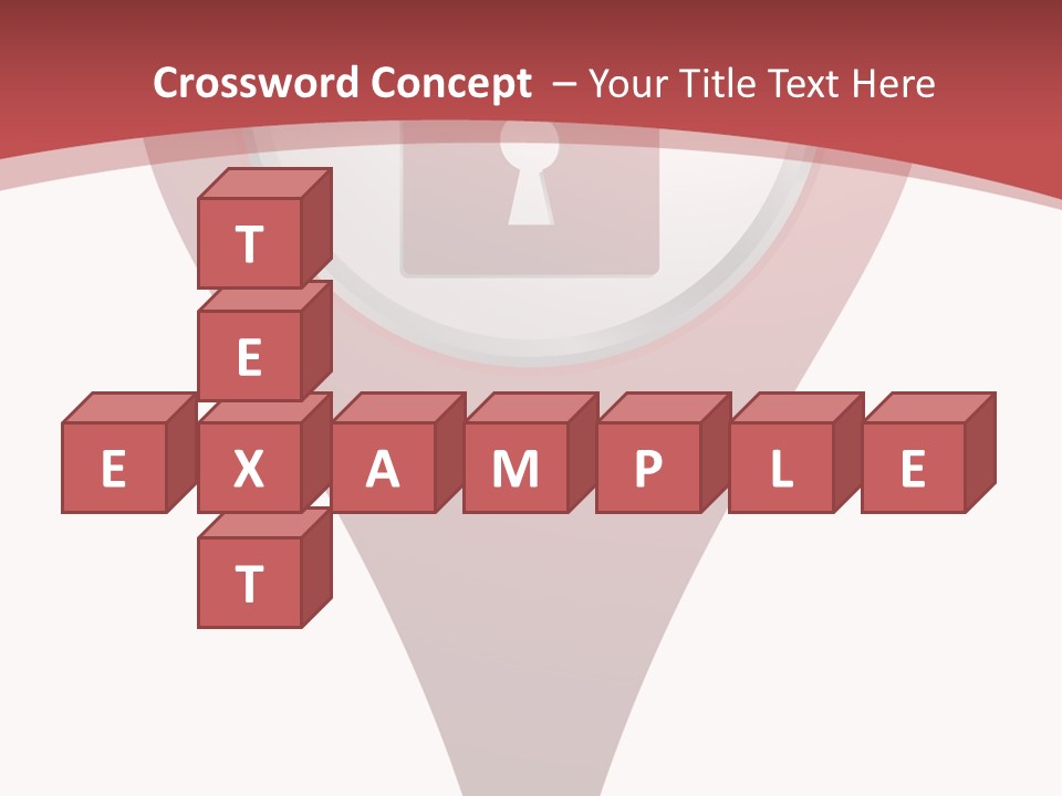 Guard Padlock Vector PowerPoint Template