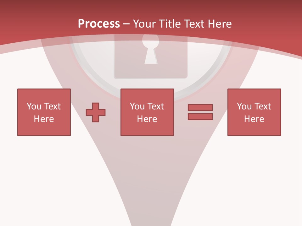 Guard Padlock Vector PowerPoint Template