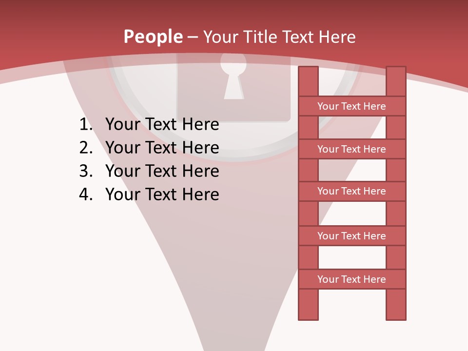 Guard Padlock Vector PowerPoint Template