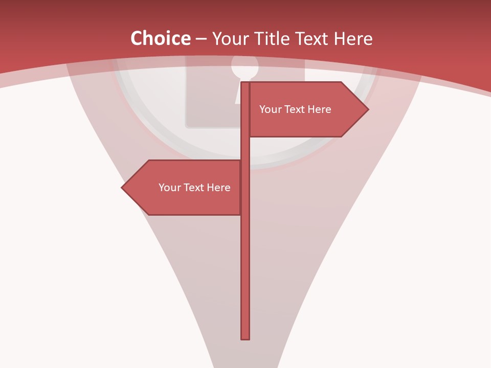 Guard Padlock Vector PowerPoint Template