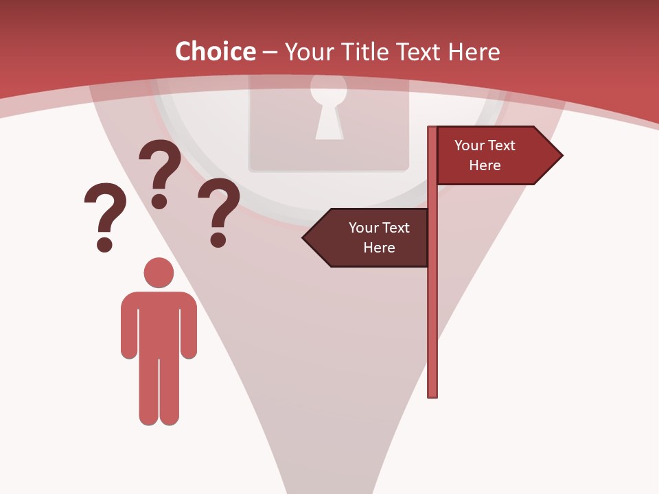 Guard Padlock Vector PowerPoint Template