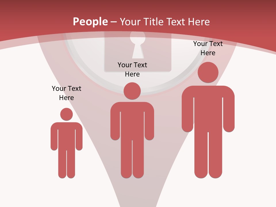 Guard Padlock Vector PowerPoint Template