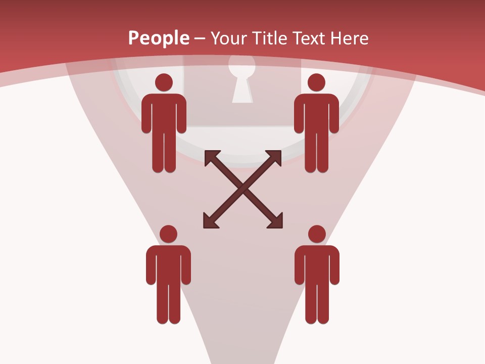 Guard Padlock Vector PowerPoint Template