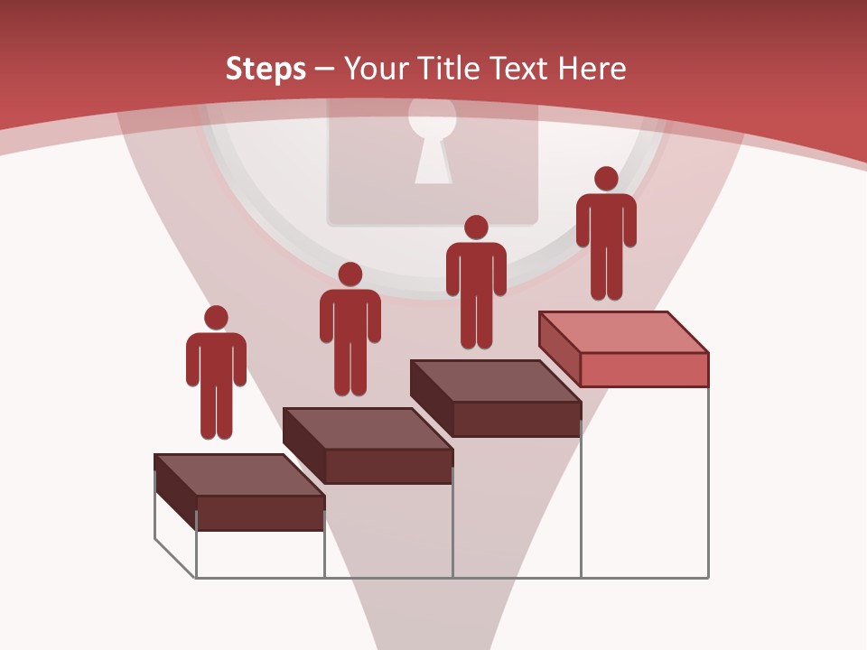 Guard Padlock Vector PowerPoint Template