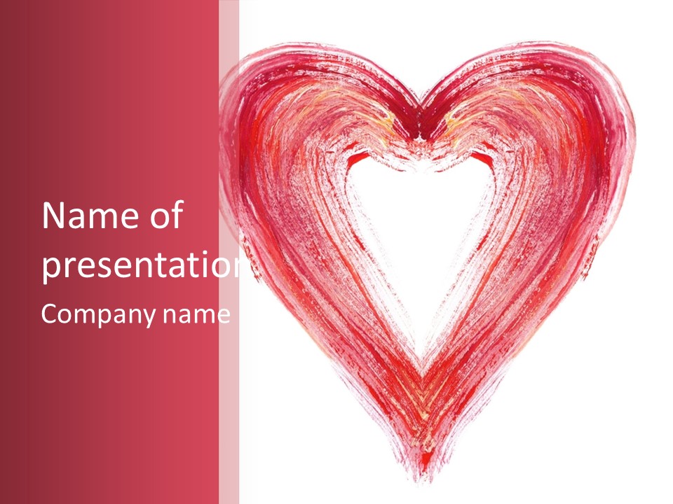 Valentine's Day Valentine Creative PowerPoint Template