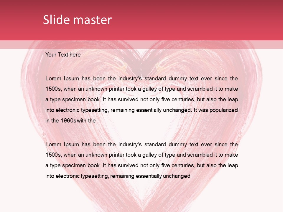 Valentine's Day Valentine Creative PowerPoint Template