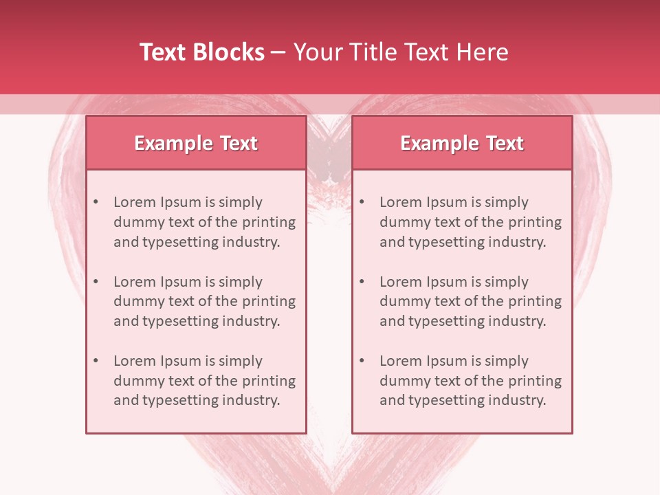 Valentine's Day Valentine Creative PowerPoint Template