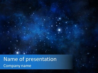 Hydrogen Nature Astrology PowerPoint Template