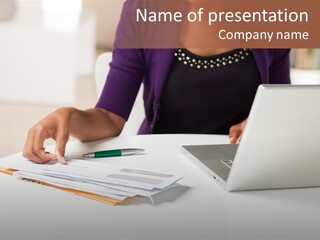 Email Check Investment PowerPoint Template