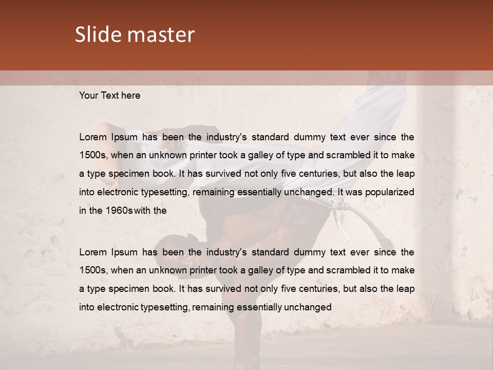 Performer Person Attractive PowerPoint Template