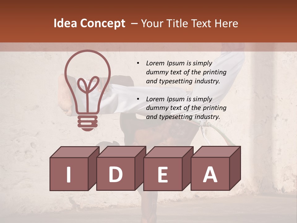 Performer Person Attractive PowerPoint Template