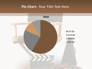 Filmmaker Manager Clapboard PowerPoint Template