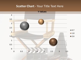 Filmmaker Manager Clapboard PowerPoint Template