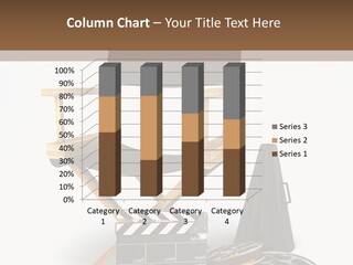 Filmmaker Manager Clapboard PowerPoint Template