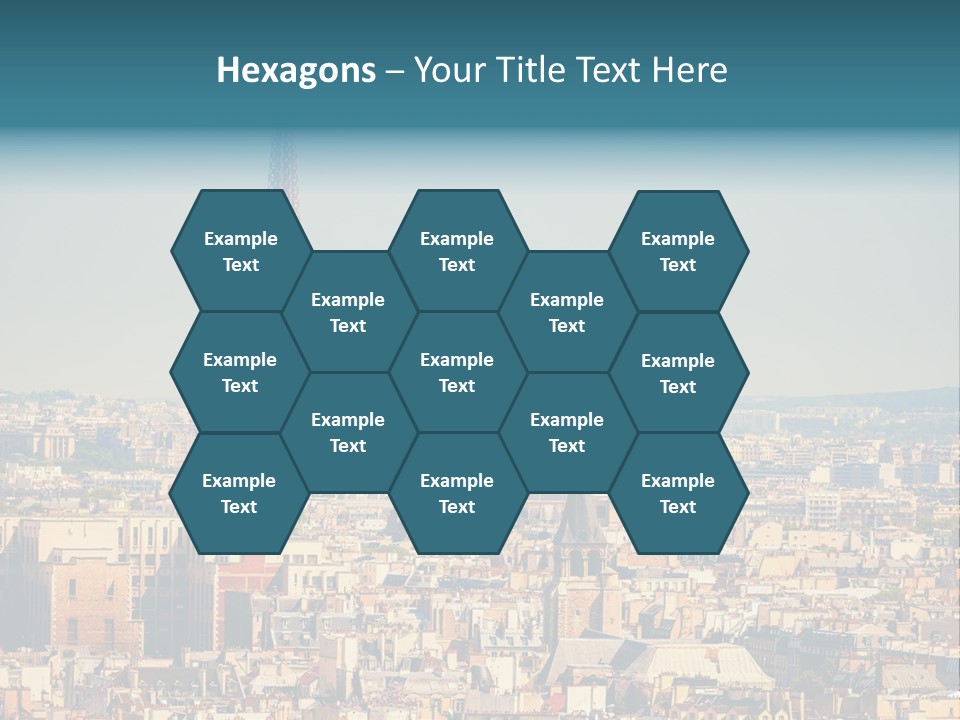 A Picture Of The Eiffel Tower In Paris PowerPoint Template