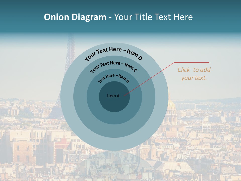 A Picture Of The Eiffel Tower In Paris PowerPoint Template