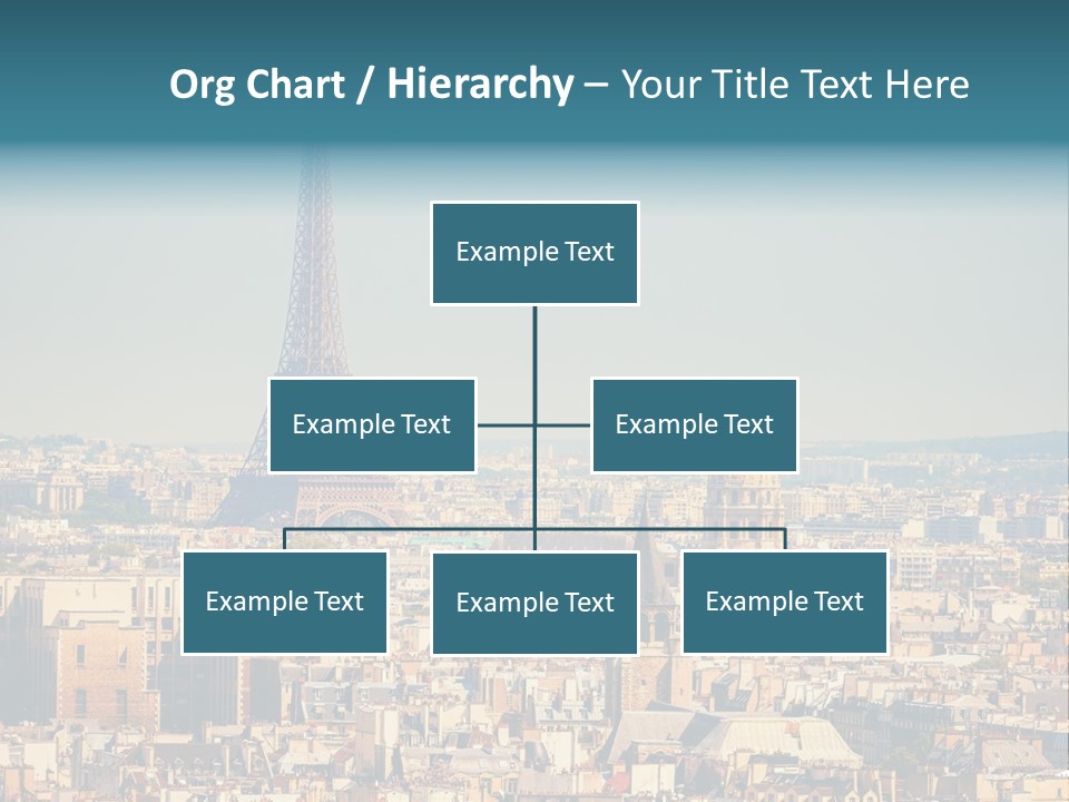 A Picture Of The Eiffel Tower In Paris PowerPoint Template