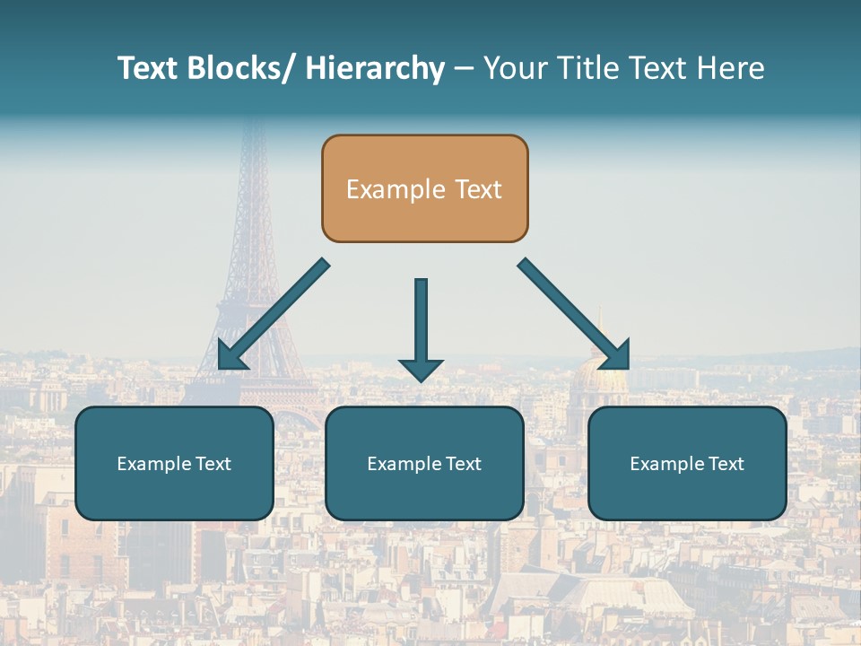 A Picture Of The Eiffel Tower In Paris PowerPoint Template