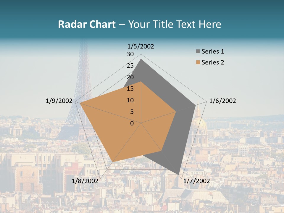 A Picture Of The Eiffel Tower In Paris PowerPoint Template