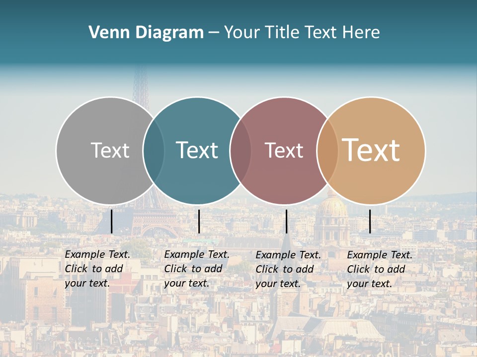 A Picture Of The Eiffel Tower In Paris PowerPoint Template