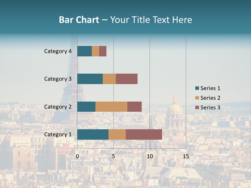 A Picture Of The Eiffel Tower In Paris PowerPoint Template