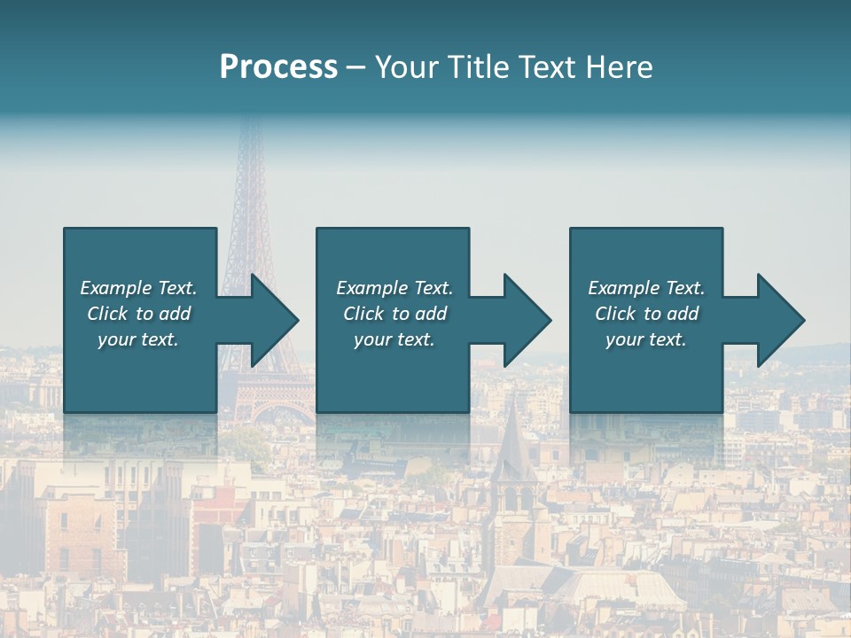 A Picture Of The Eiffel Tower In Paris PowerPoint Template