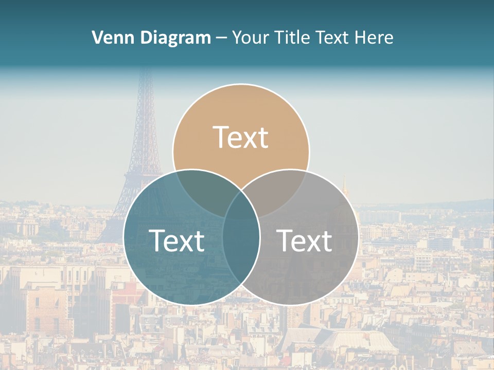 A Picture Of The Eiffel Tower In Paris PowerPoint Template