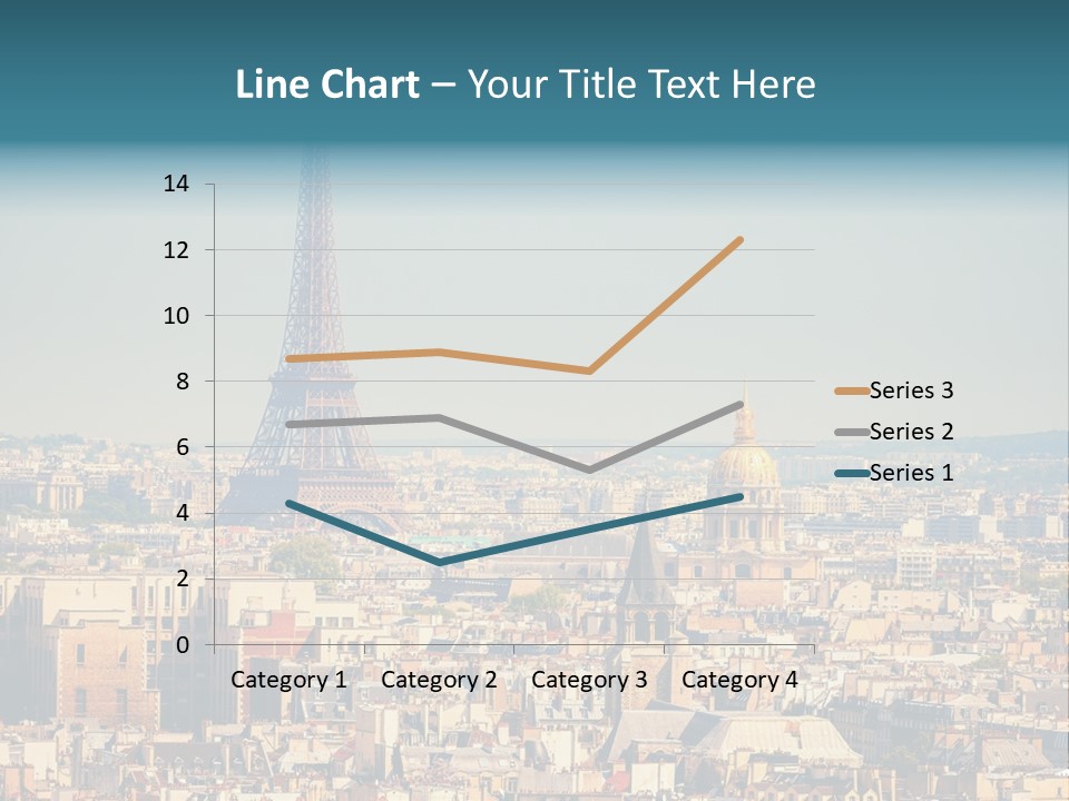 A Picture Of The Eiffel Tower In Paris PowerPoint Template