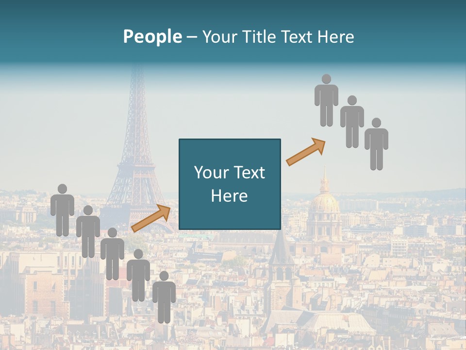 A Picture Of The Eiffel Tower In Paris PowerPoint Template