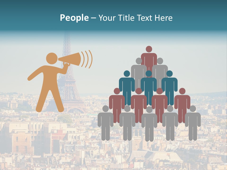 A Picture Of The Eiffel Tower In Paris PowerPoint Template