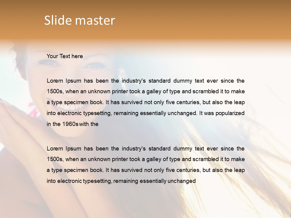 Lovers Together Women PowerPoint Template