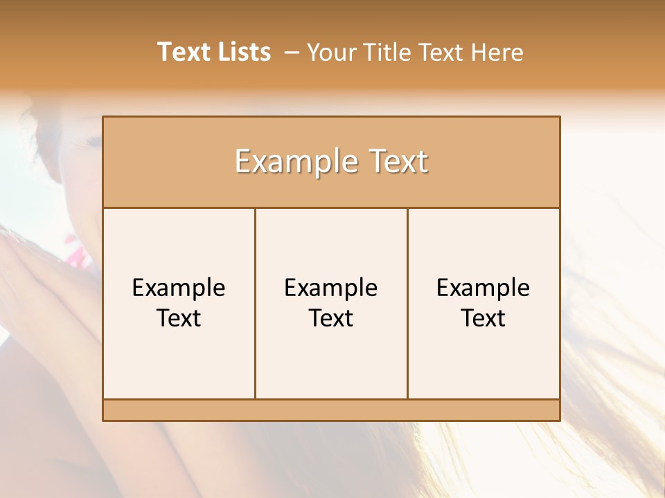 Lovers Together Women PowerPoint Template