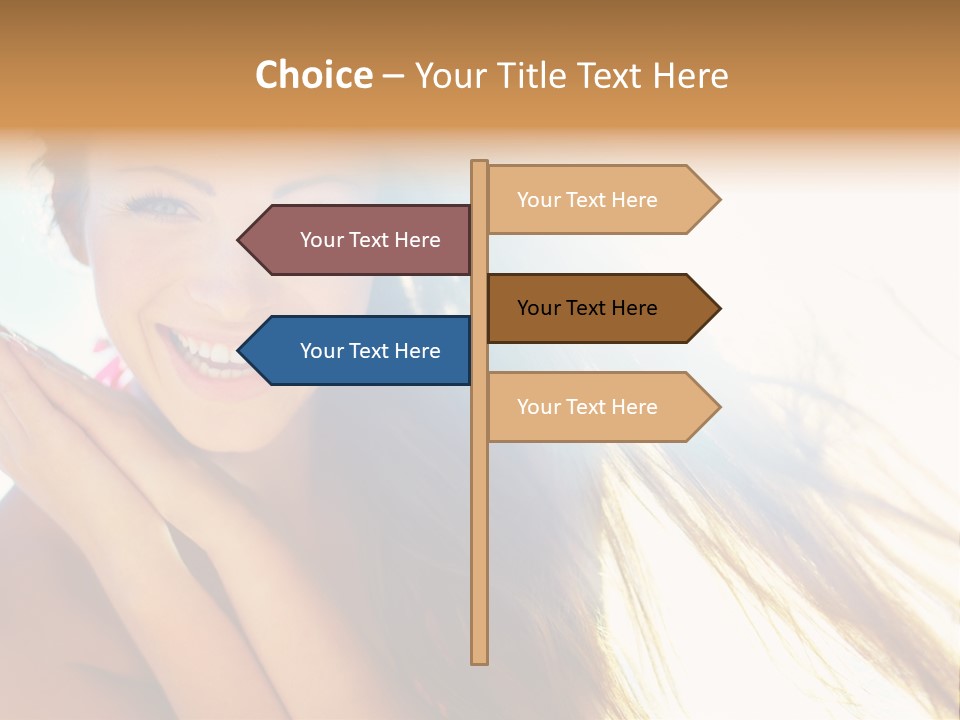 Lovers Together Women PowerPoint Template