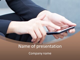 Social Smile Navigation PowerPoint Template