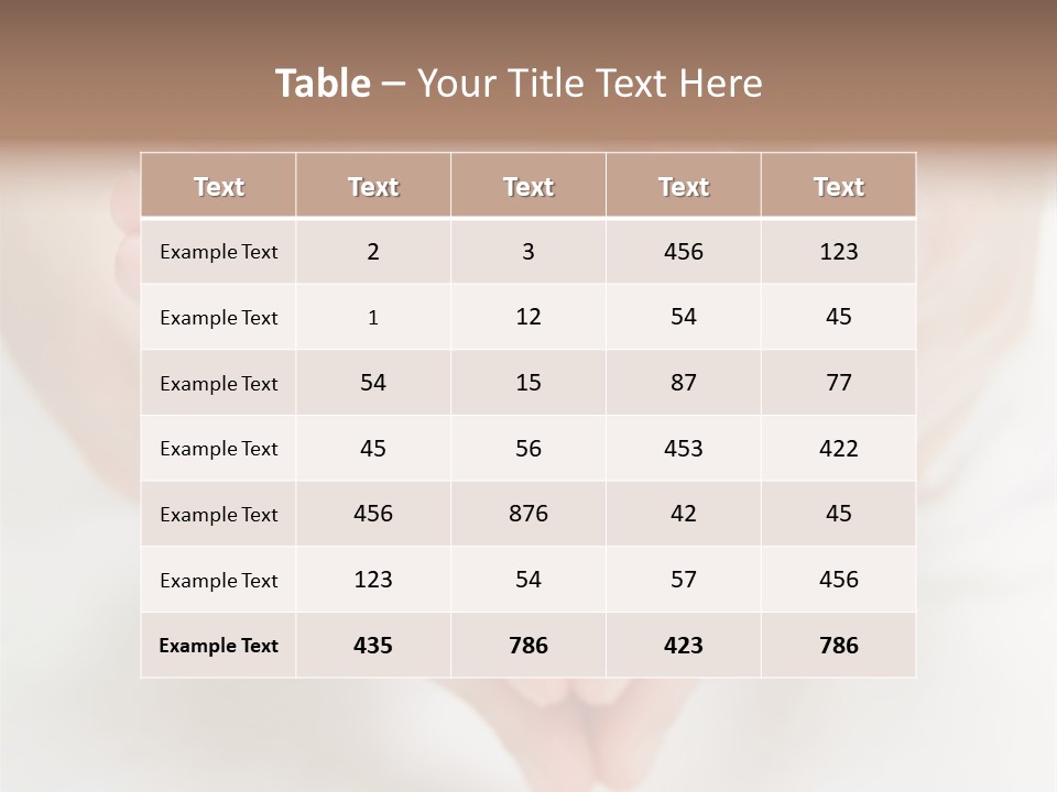 Infant Together Growth PowerPoint Template