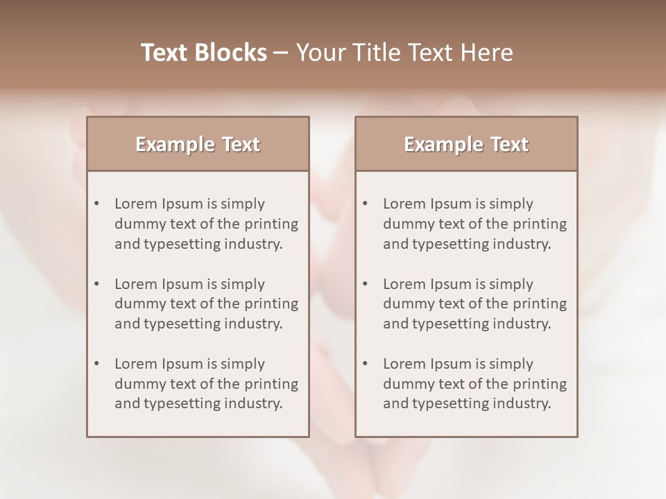 Infant Together Growth PowerPoint Template
