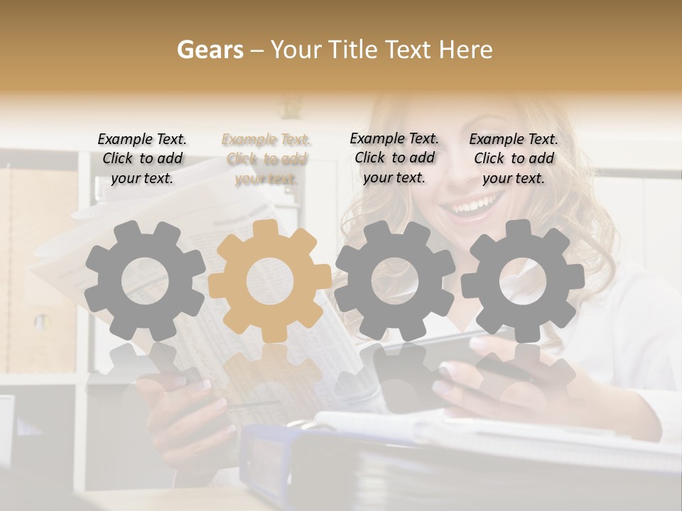 Vehicle Shovel Machine PowerPoint Template