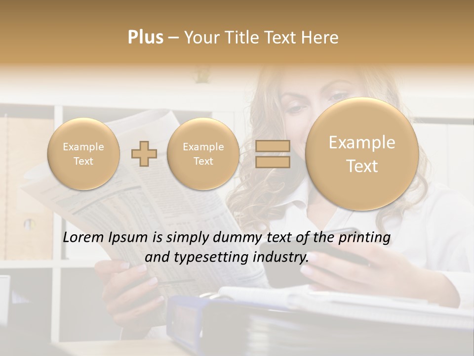 Vehicle Shovel Machine PowerPoint Template