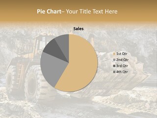 Vehicle Shovel Machine PowerPoint Template