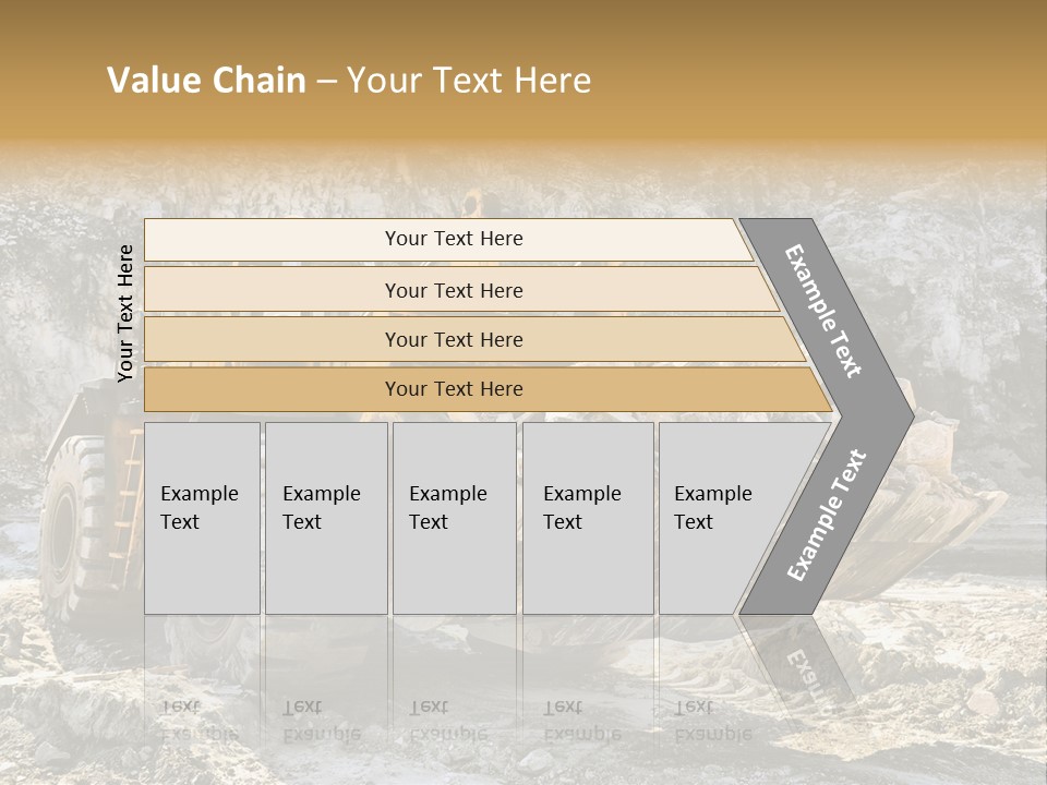 Vehicle Shovel Machine PowerPoint Template