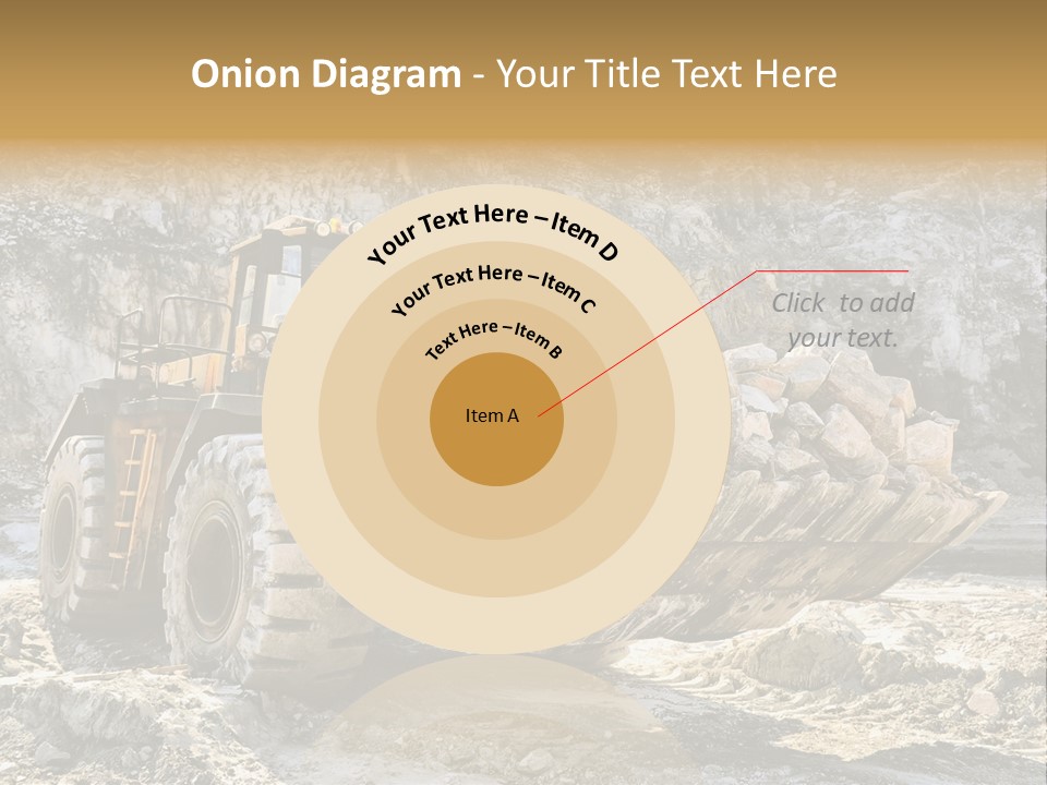 Vehicle Shovel Machine PowerPoint Template