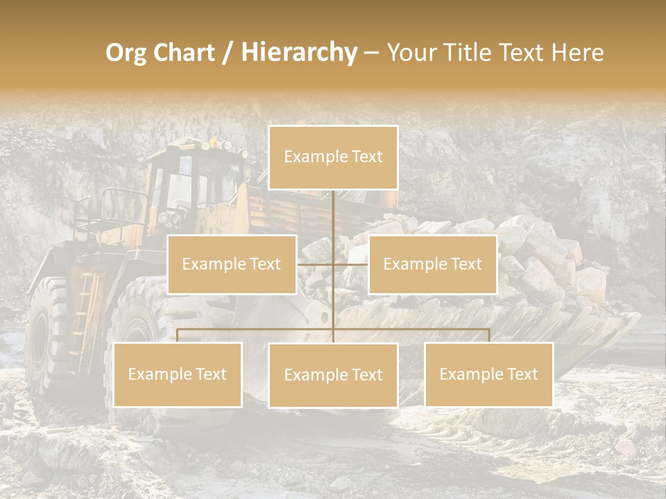 Vehicle Shovel Machine PowerPoint Template