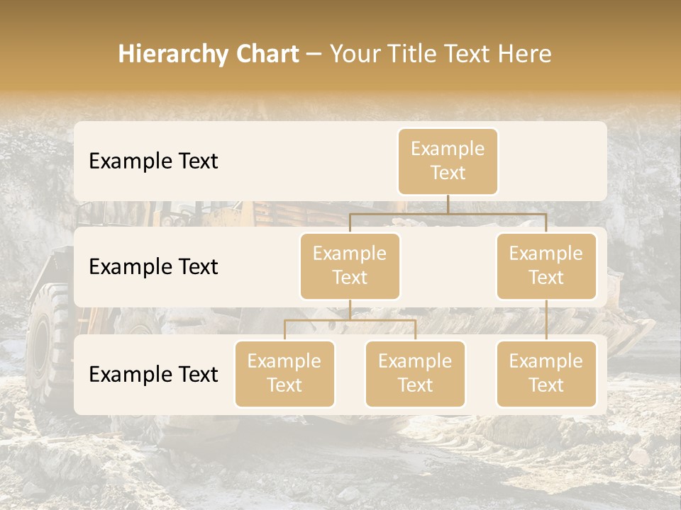 Vehicle Shovel Machine PowerPoint Template