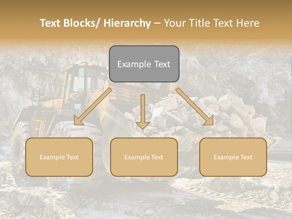 Vehicle Shovel Machine PowerPoint Template