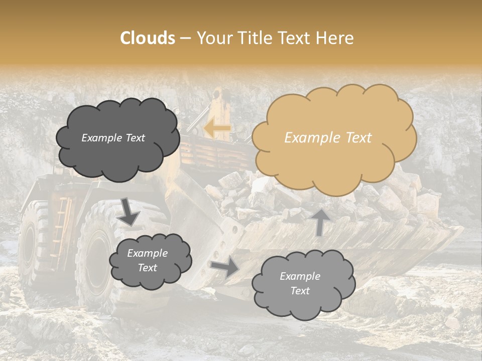 Vehicle Shovel Machine PowerPoint Template
