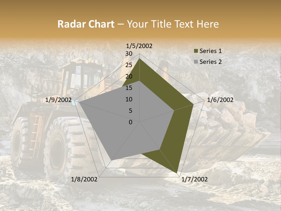 Vehicle Shovel Machine PowerPoint Template